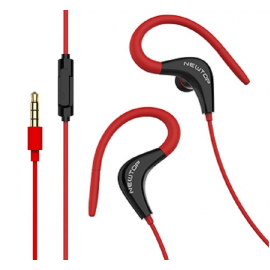 Cuffie in-ear NEWTOP CF22: Audio di alta qualità  per l'attività  sportiva Rosso